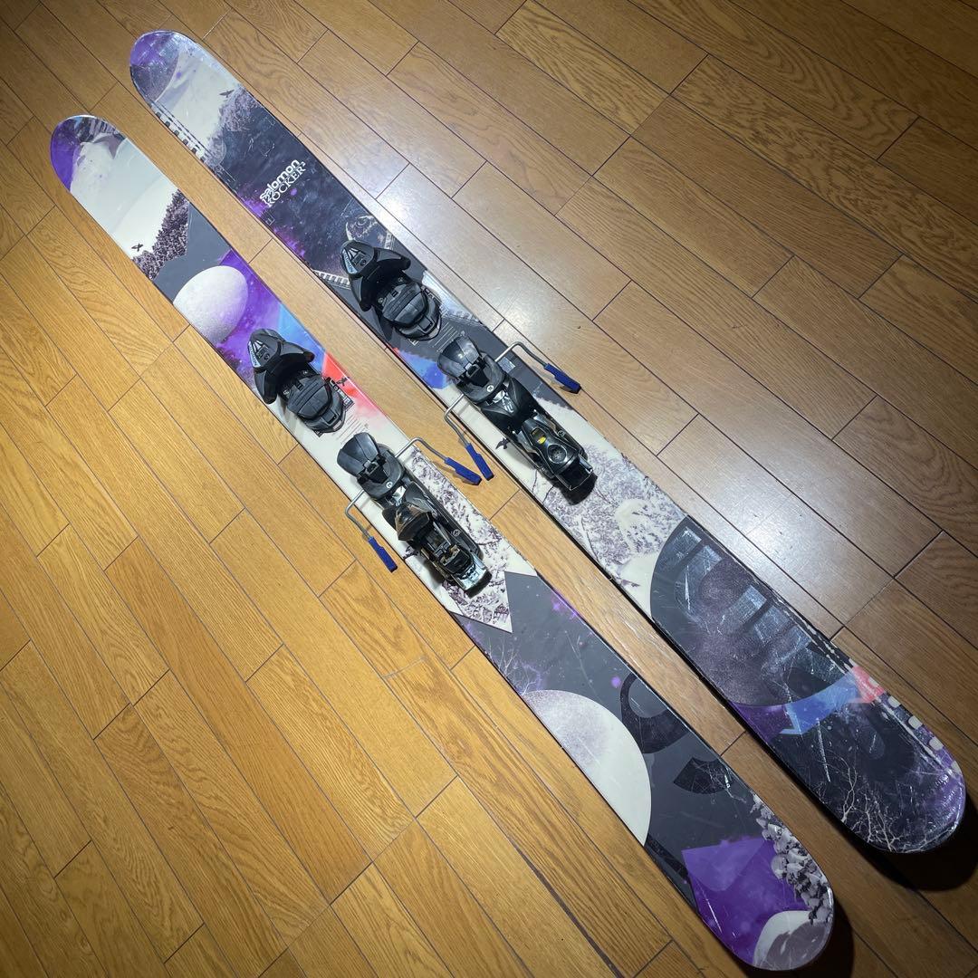 【値下げ】salomonサロモンROCKER2 122 金具セット　パウダー