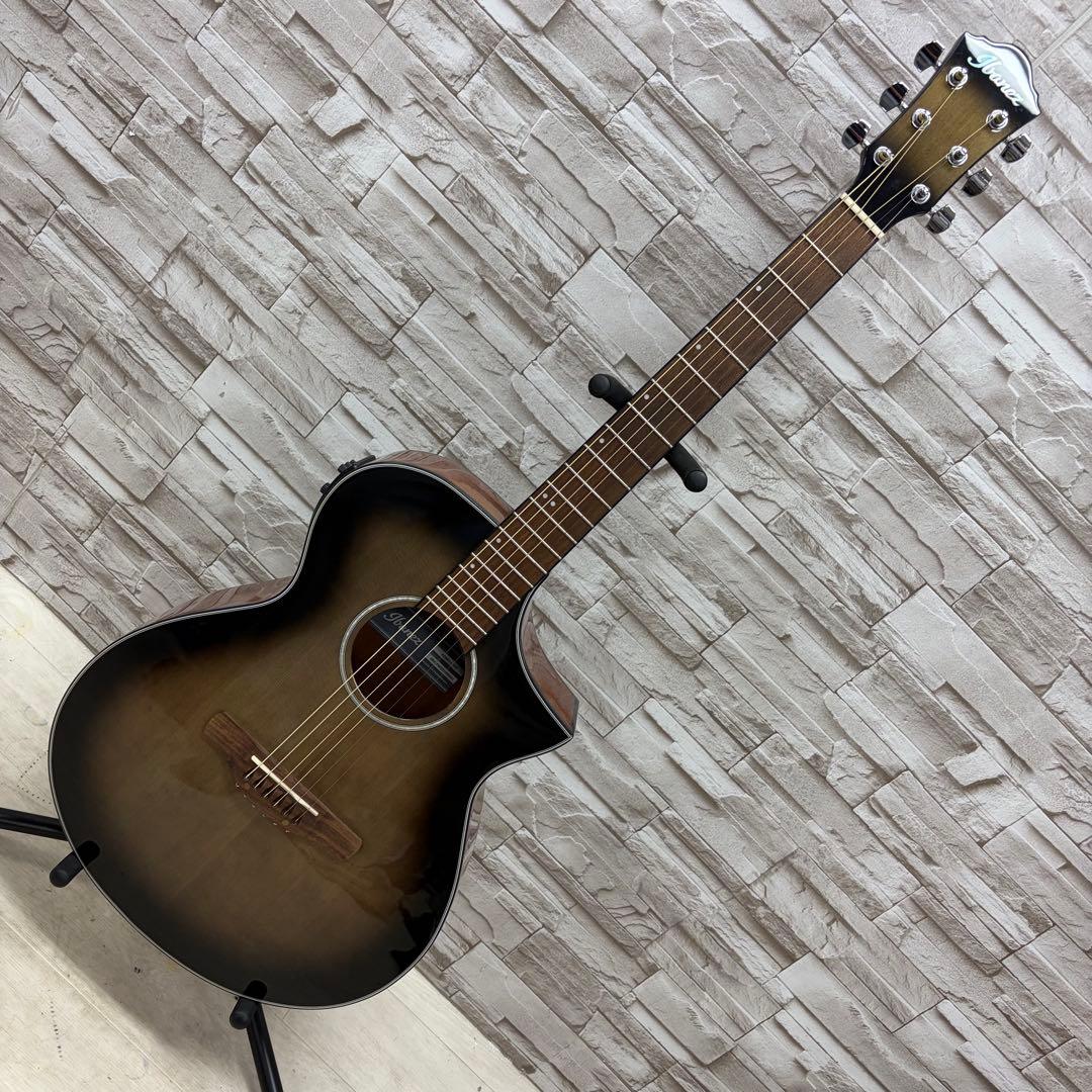 希少 美品 Ibanez アイバニーズ エレアコ AEWC11-TCB