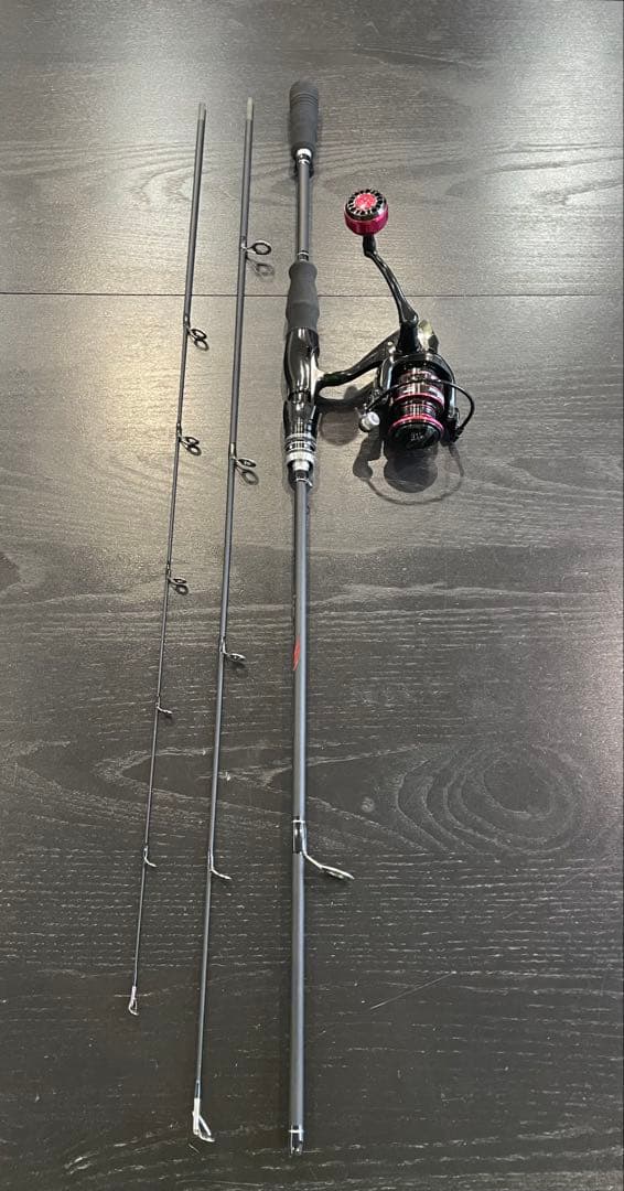 釣りセット2ピーススピニングロッド（180㌢）3000番スピニングリールライン付