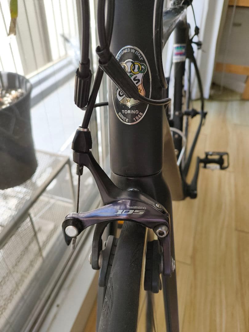 GIOS ロードバイク カーボン ブラック TORNADO SHIMANO105