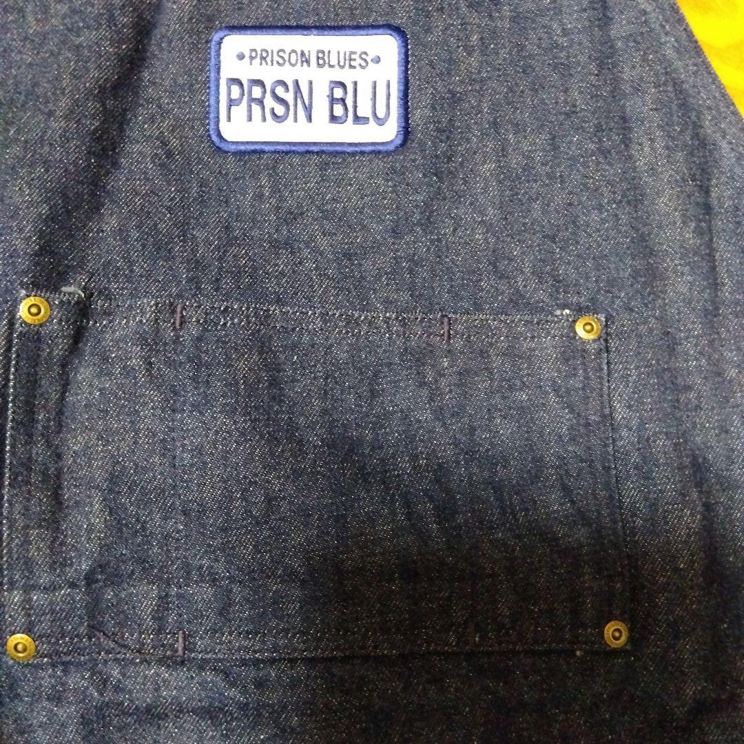 新品　未使用　PRSN BLU　プリズン　ブルー　ワークエプロン　ネイビー
