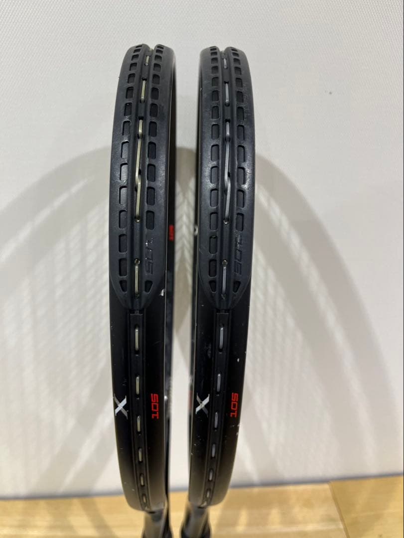 Prince X105 右利き用 2本セット 270g グリップ2