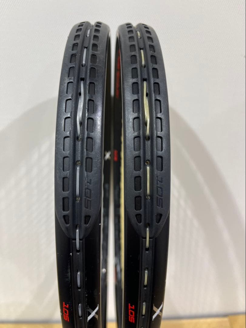 Prince X105 右利き用 2本セット 270g グリップ2