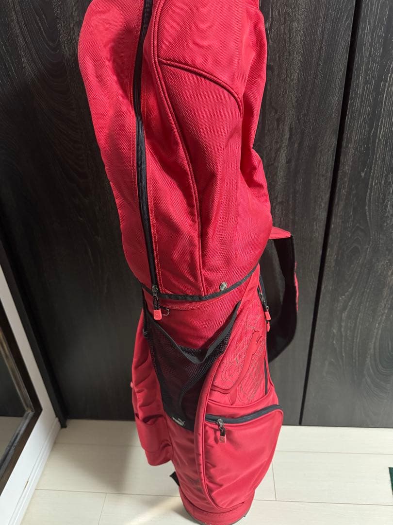 PUMA 赤 キャディバッグ