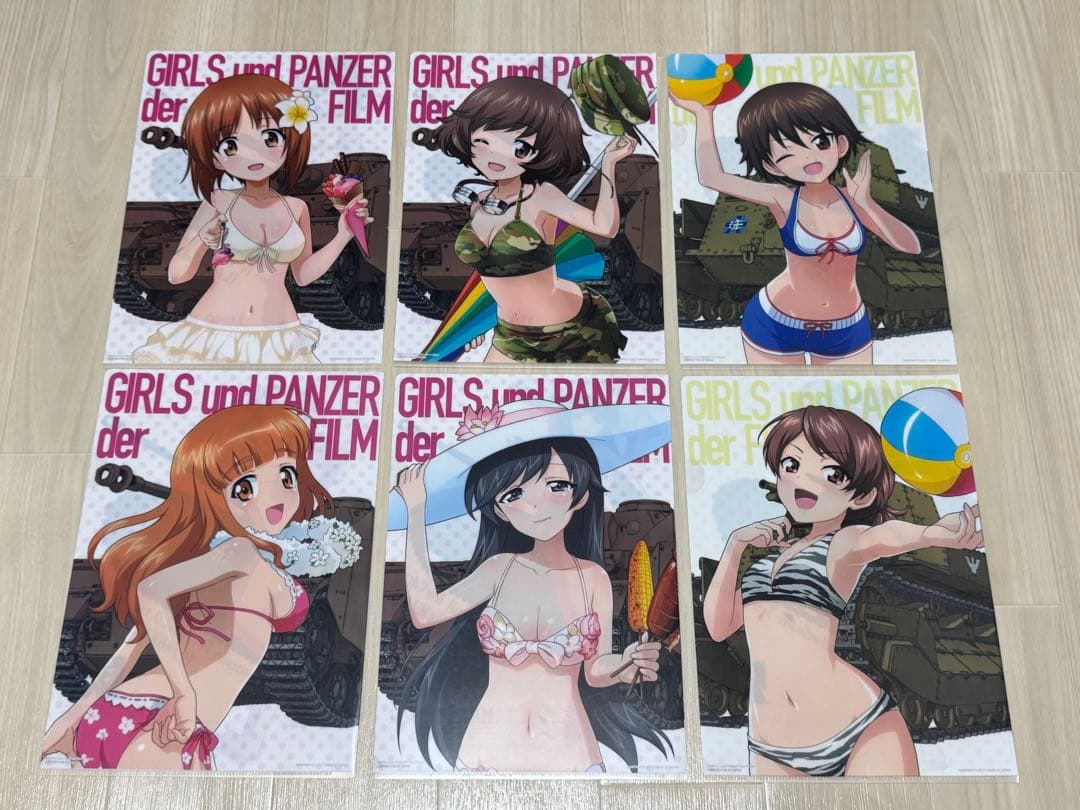 【非売品含む】ガールズ&パンツァー　クリアファイル28枚