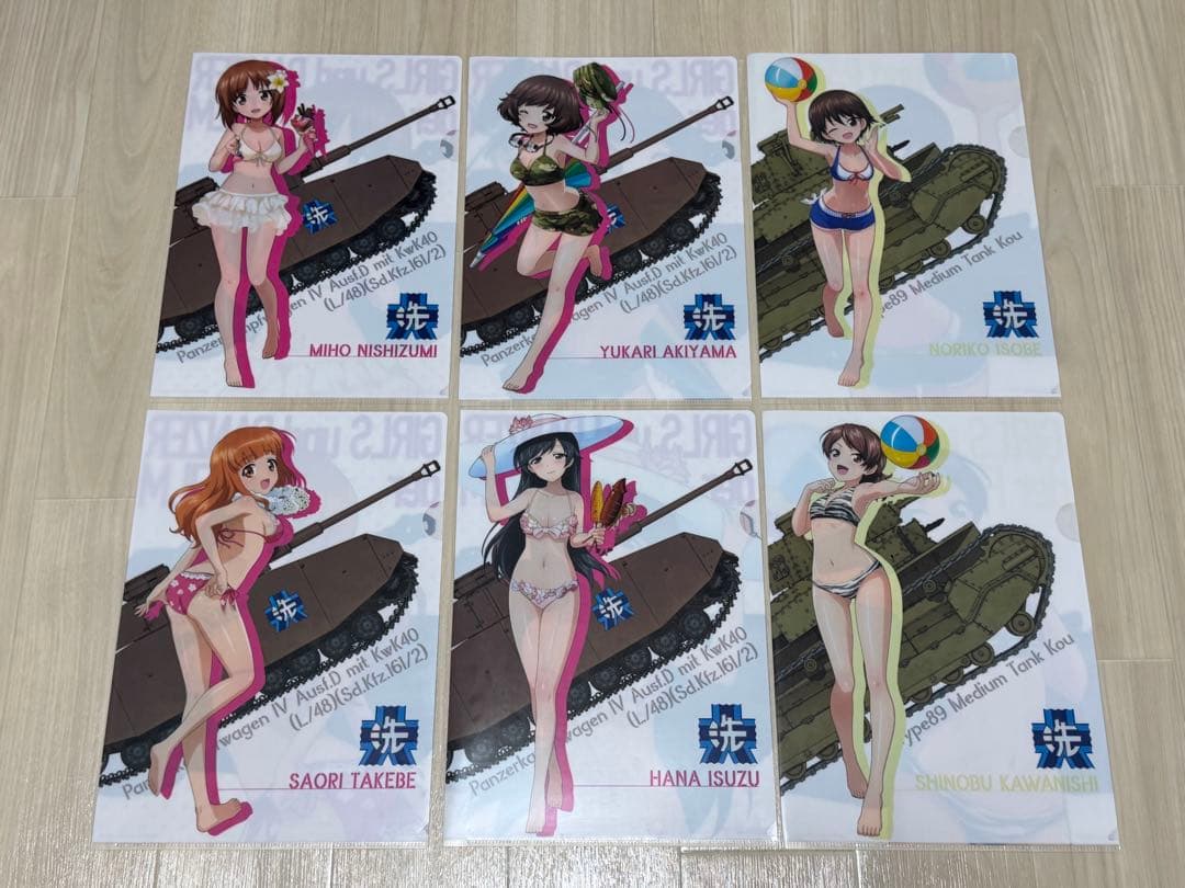 【非売品含む】ガールズ&パンツァー　クリアファイル28枚