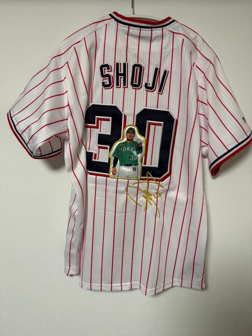 荘司宏太　30 プロ初勝利記念ユニフォーム　Sサイズ　東京ヤクルトスワローズ