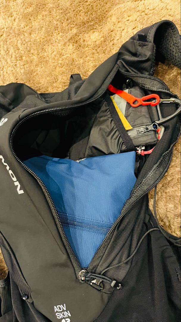 【週末発送】サロモン SALOMON ADV SKIN 12 ブラック 12L
