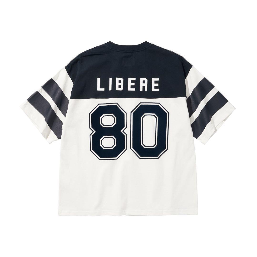 LIBERE リーベレ　フットボールシャツ　football ゲームシャツ　白
