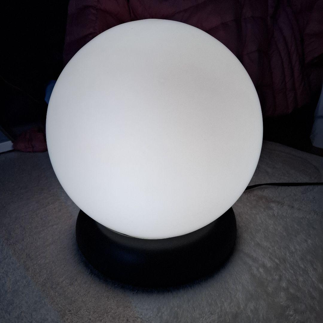 ルームライト　照明　お月様のような　間接照明　丸い　球体　美品　直径約24cm