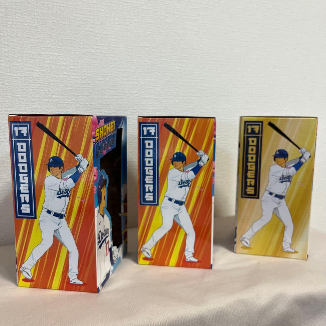 【祝WS連覇！】大谷翔平 ボブルヘッド 3体セット