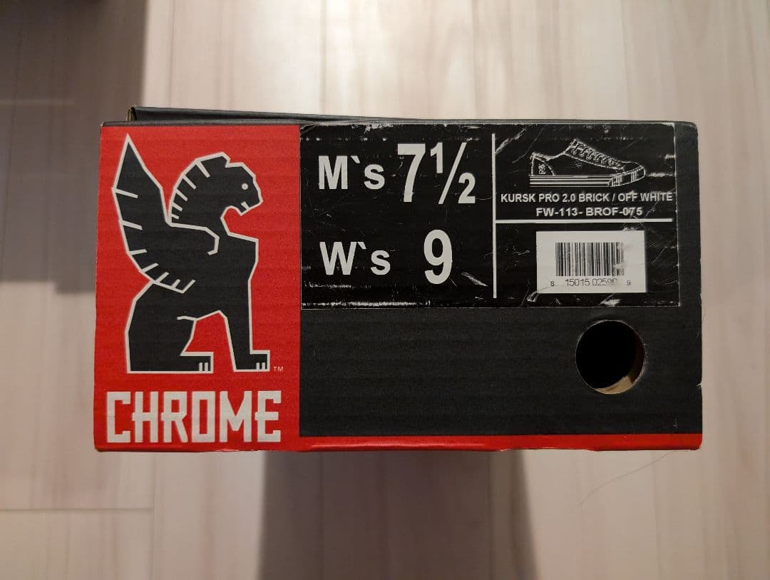 CHROME KURSK PRO 2.0 ブリック/オフホワイト M7.5/W9