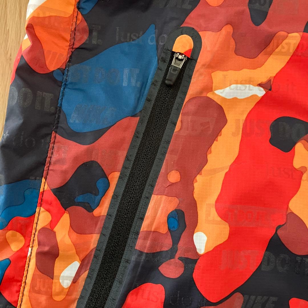 【訳あり】Nike オレンジカモフラージュジャケット