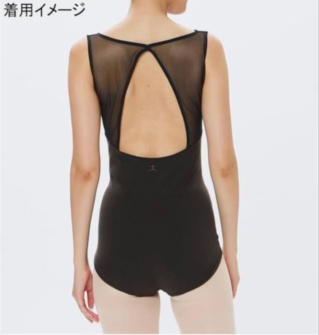 【新品未使用】ダンスキンDANSKIN バレエレオタード ブラック 背中開き