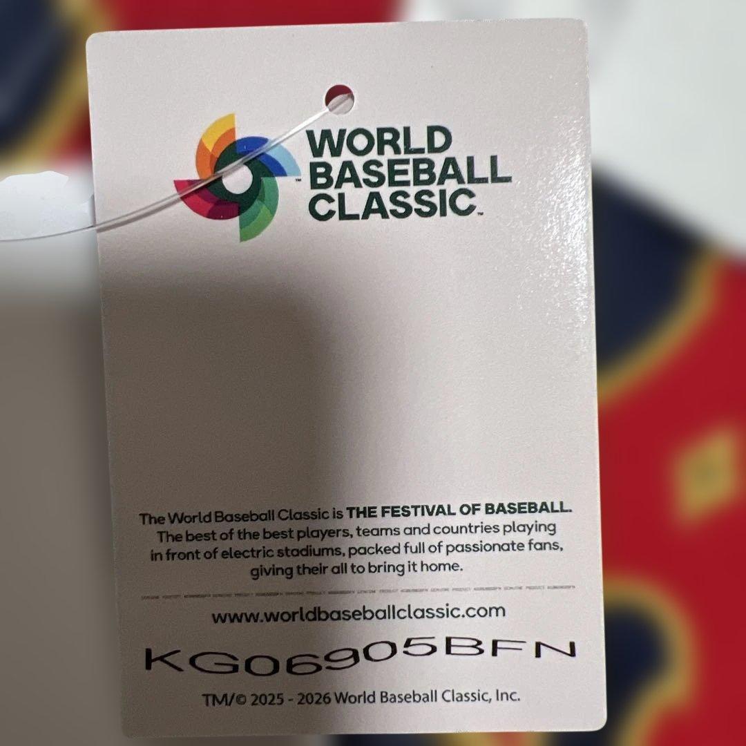 WBC ワールドベースボールクラシック2026 山本由伸ビジターユニフォームL