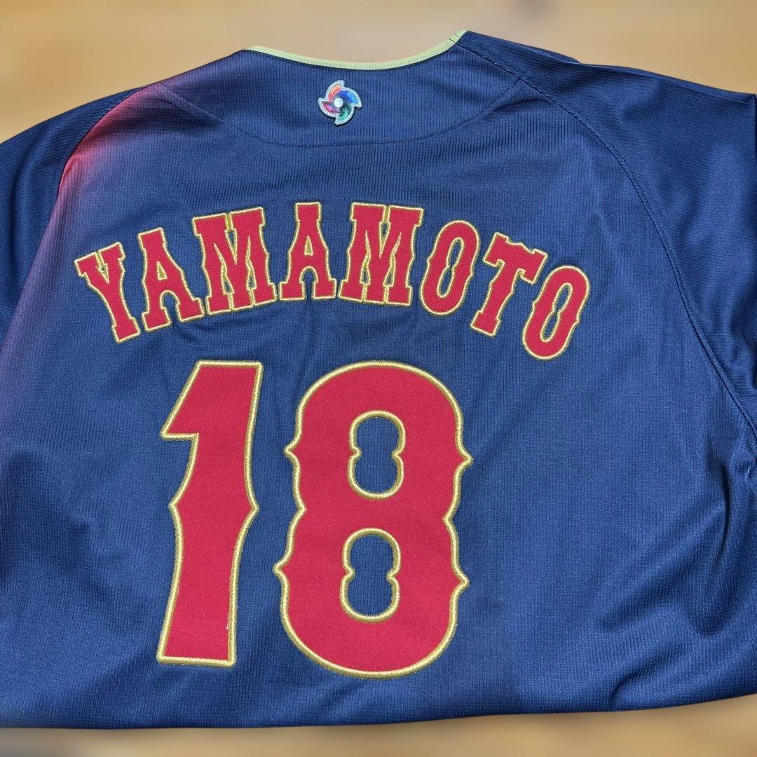 WBC ワールドベースボールクラシック2026 山本由伸ビジターユニフォームL