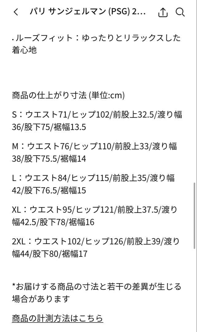 Nike パリ・サンジェルマン トラックパンツ L