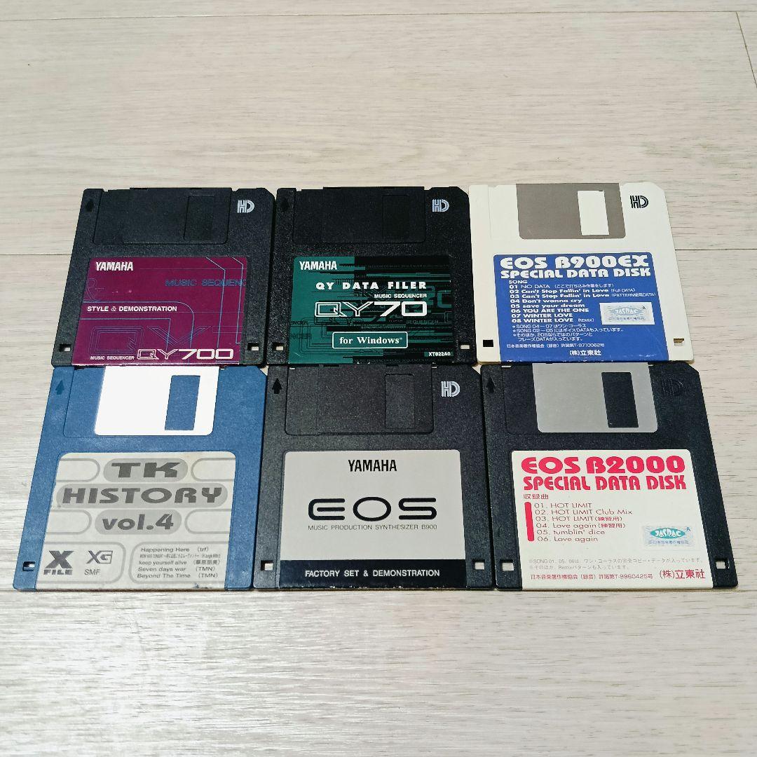 【希少】YAMAHA EOS QY フロッピー TK HISTORY等 6枚