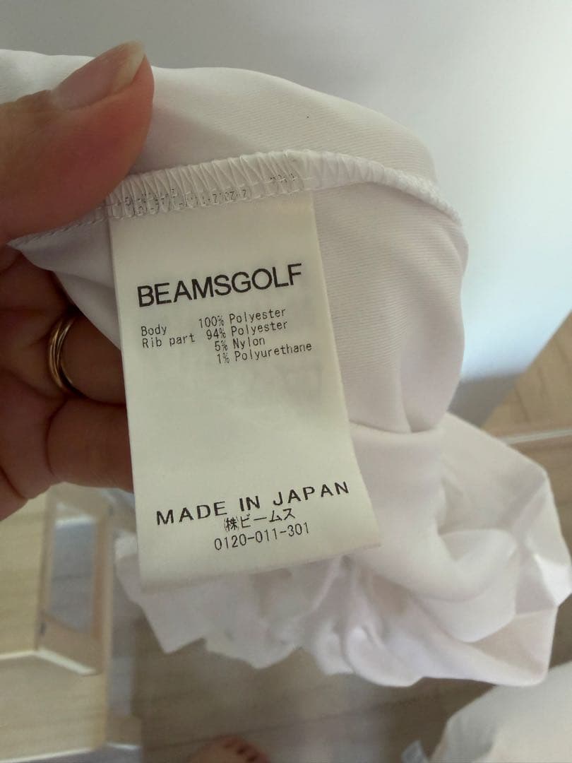 BEAMS GOLF モックネックシャツ レディースL