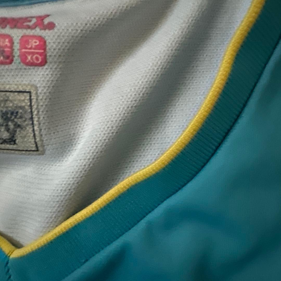 YONEX バドミントンシャツ Mサイズ 青