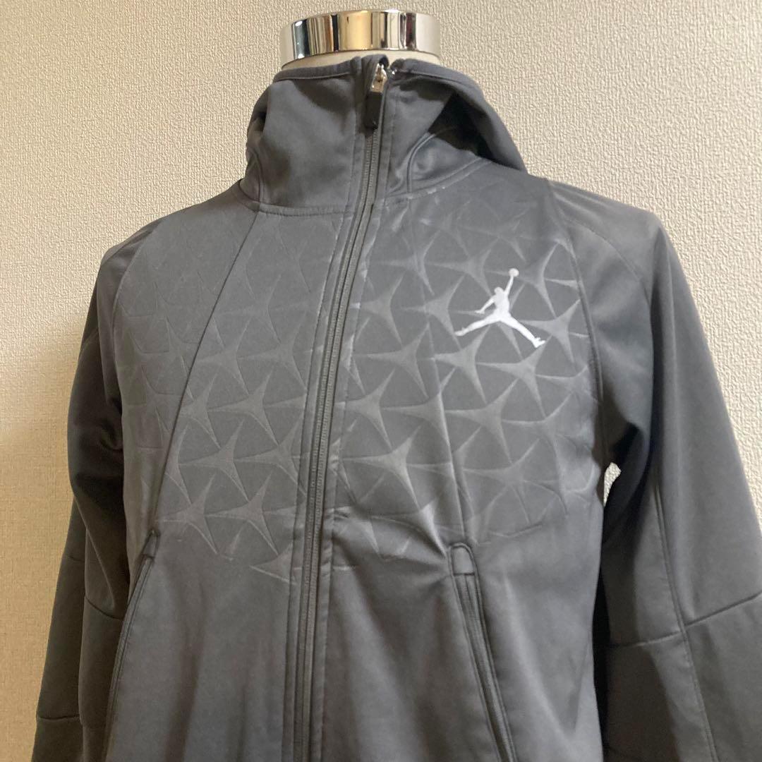 ジョーダン JORDAN◇アシンメトリー ジップアップ パーカー◆グレー M