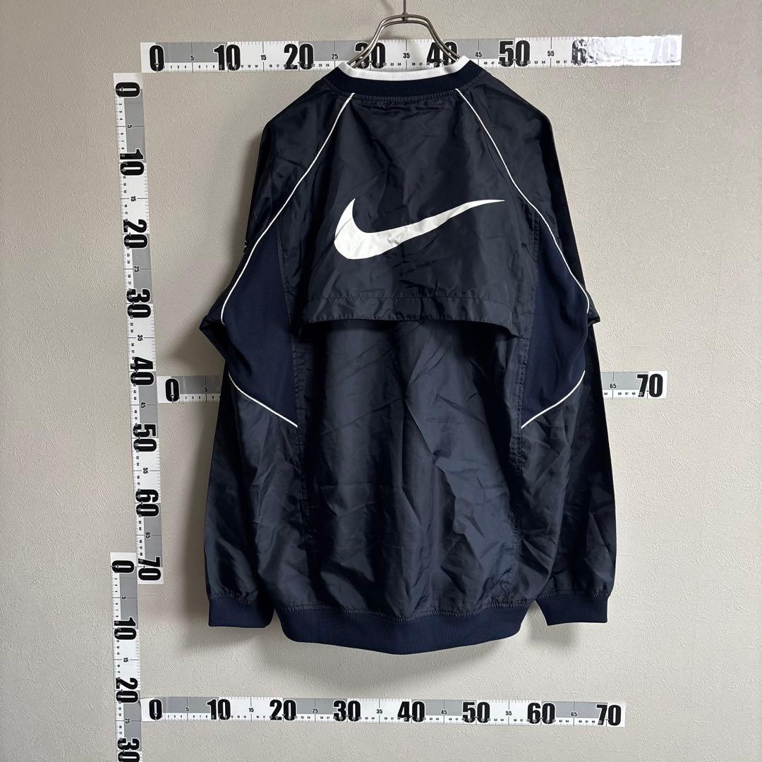 濃紺 ナイキ NIKE ピステ ナイロンジャケット ブルゾン XL ネイビー野球