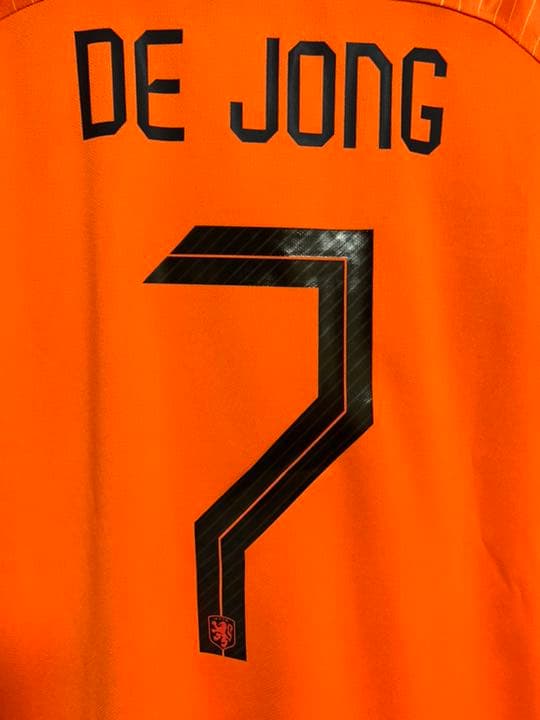 正規品 ナイキ オランダ代表 デヨング ユニフォーム バルセロナ内定アヤックス