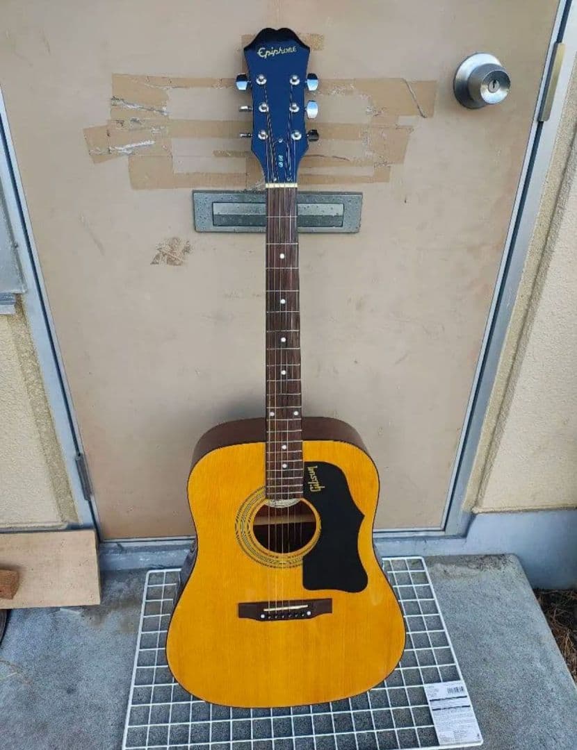美品 Epiphone DR-100 NA コンタクトPU２個搭載 エレアコ