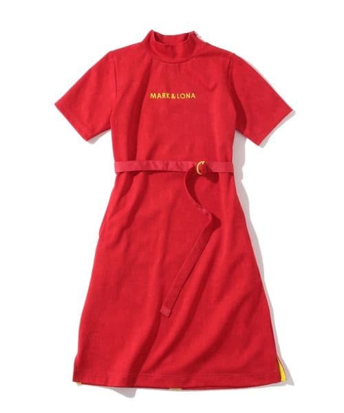 ★美品★MARK & LONA　モックネック　ワンピース　サイズ　38