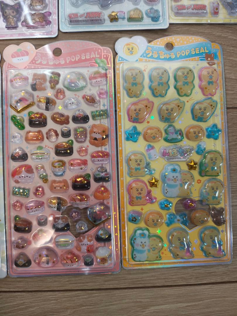 正規品　うるちゅるPOPシールサンリオパワパフトムジェリオリジナルコナンまとめ売