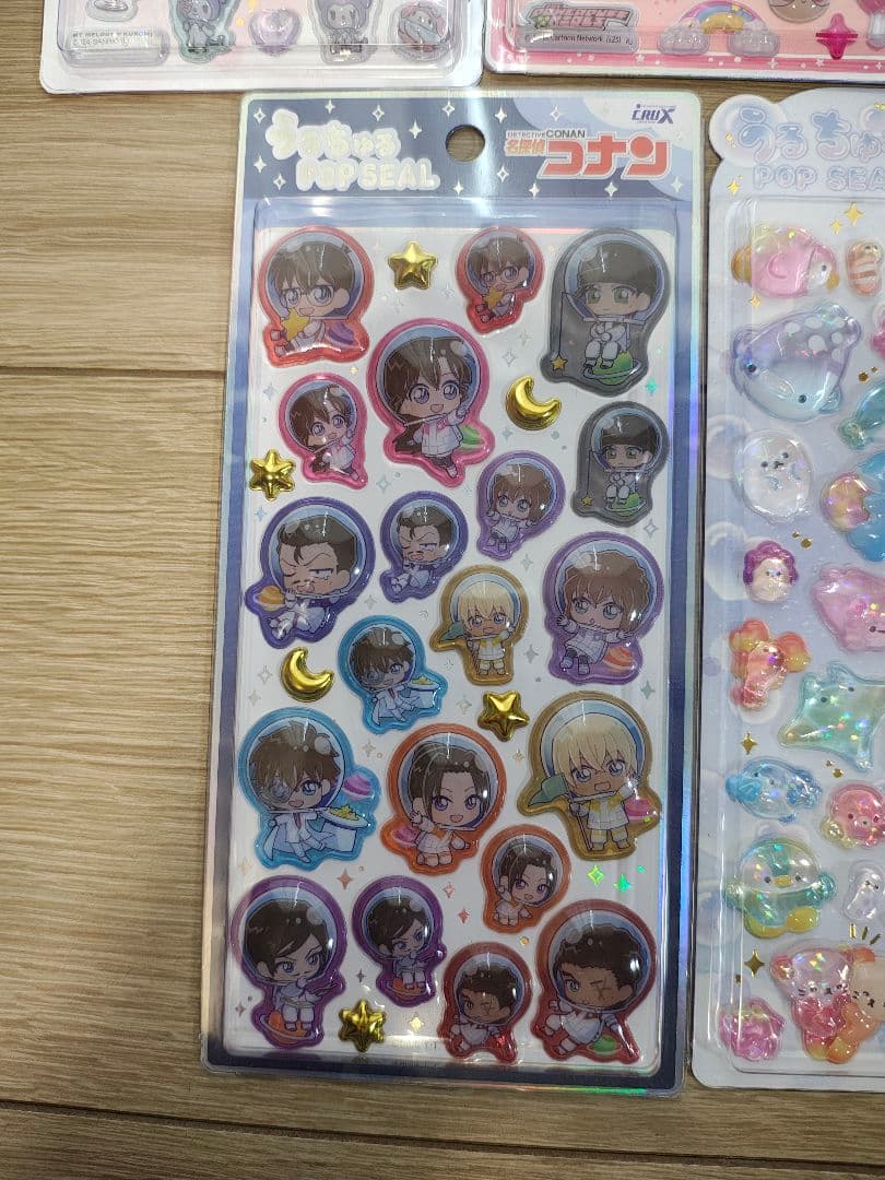 正規品　うるちゅるPOPシールサンリオパワパフトムジェリオリジナルコナンまとめ売