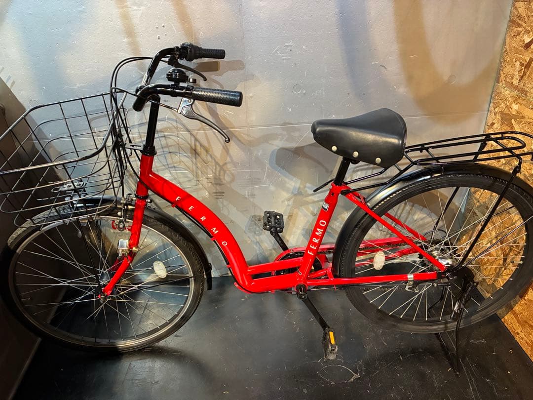 K13【大阪堺市/引取】中古自転車 26インチ 外装6段変速 オートライト付き