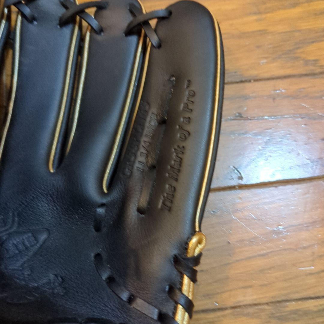 Rawlings 軟式グローブ ブラック/ゴールド　一般用　グローブ