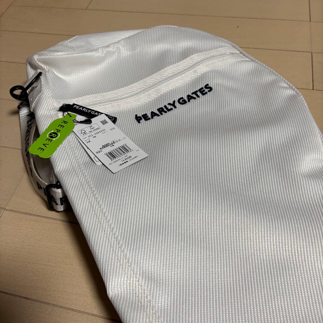 新品 ‼️ PEARLY GATES ★クラブケース★ クラブバッグ★ホワイト
