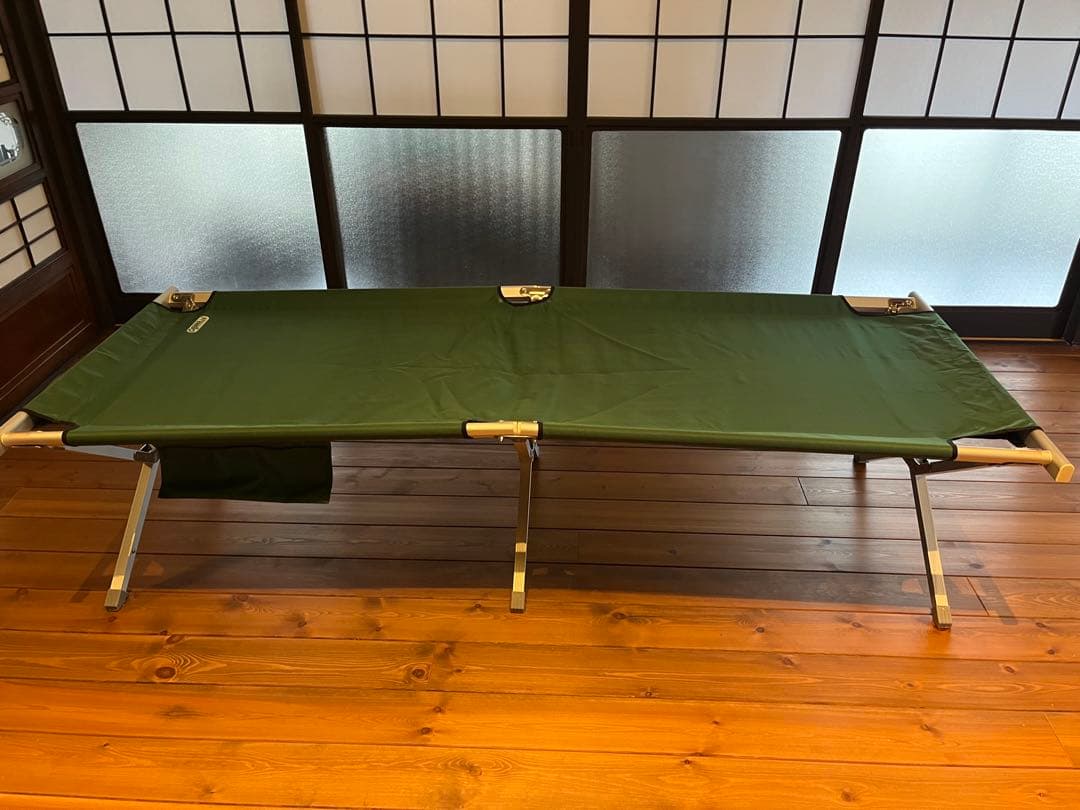 ogawaオガワキャンパル　アルミGIベッドワイド　キャンプ　１９７３　美品