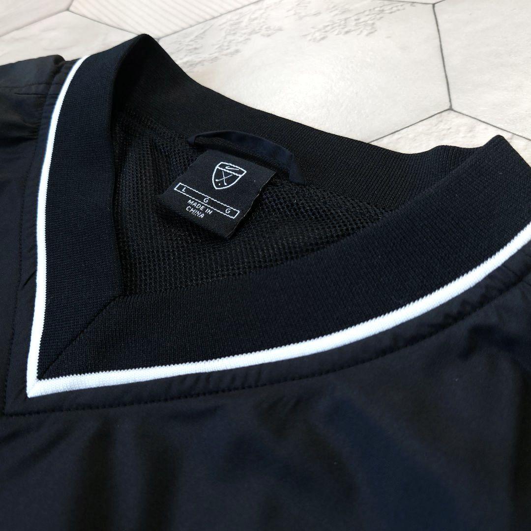 極美品 00s NIKE GOLF 半袖スニード 旧ロゴ ブラック メンズ