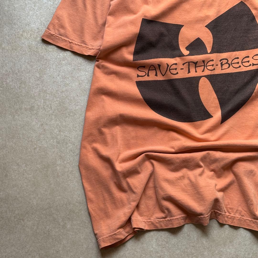 SAVE THE BEES Tシャツ オレンジ　復刻　lサイズ