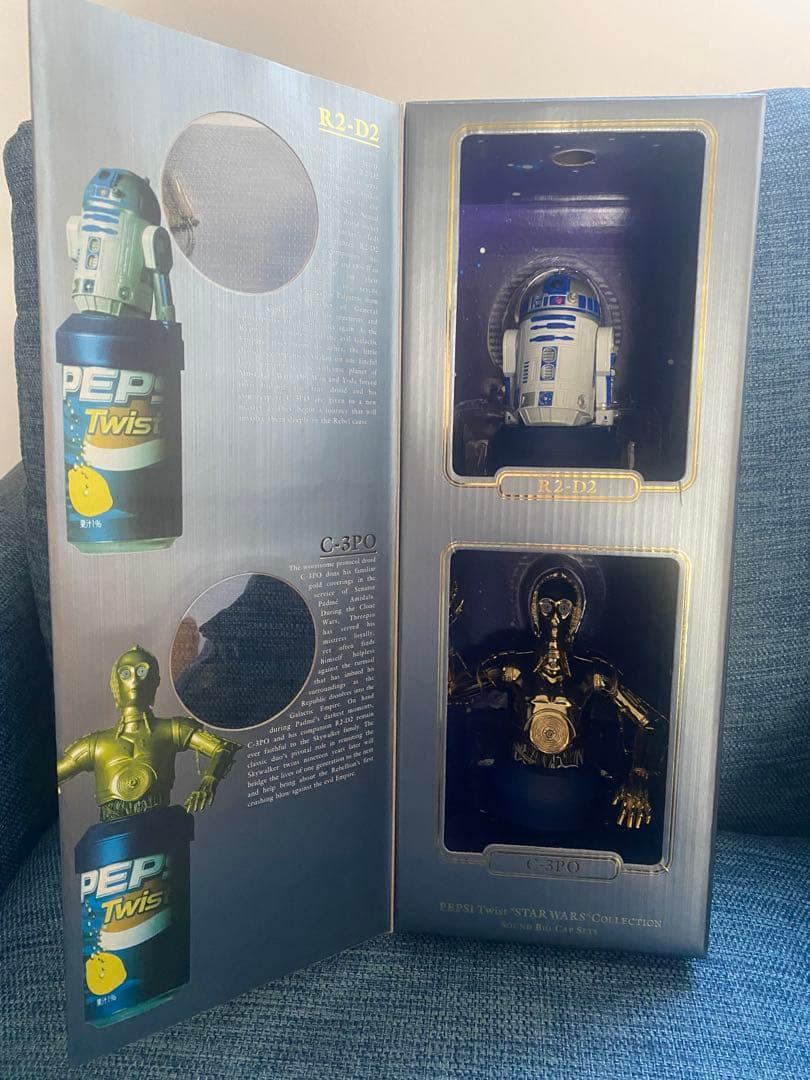 STAR WARS R2-D2 C-3PO ペプシTwistフィギュアセット