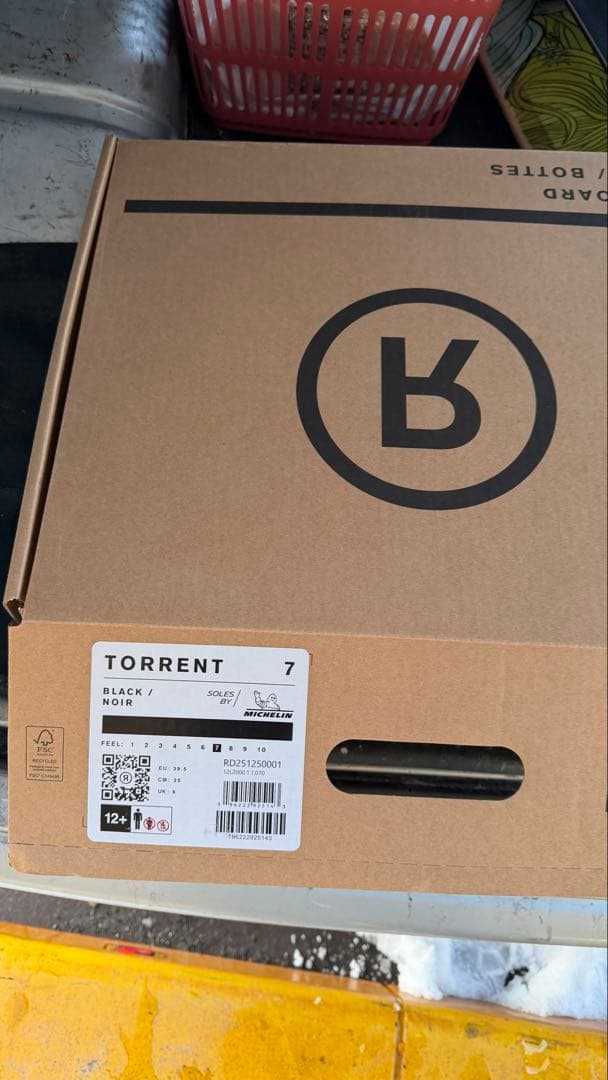 ※26新モデルRIDE TORRENT 25cm 試着のみ/未使用品