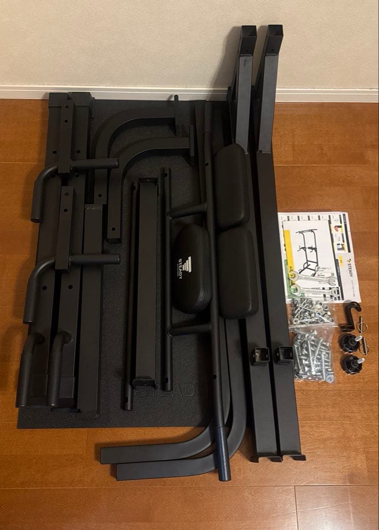 STEADYマルチ懸垂マシン ぶら下がり健康器 筋トレ マット付き