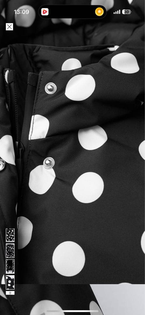 ZARAドット柄 防水　スノーウェア　子ども用