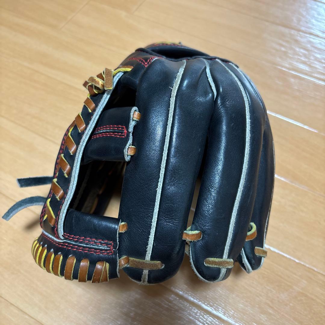 エルタス 軟式野球グローブ 黒金