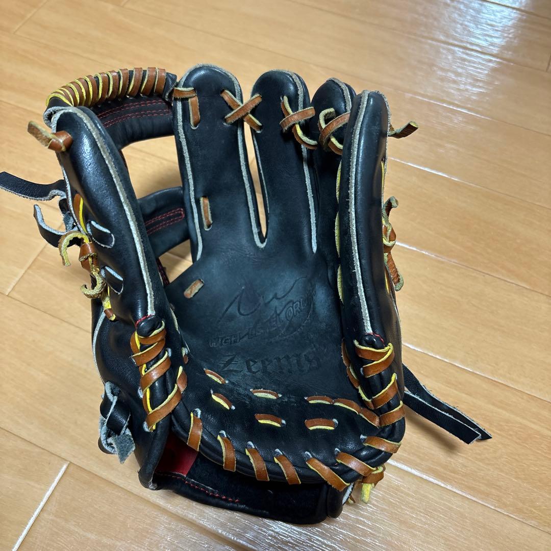 エルタス 軟式野球グローブ 黒金