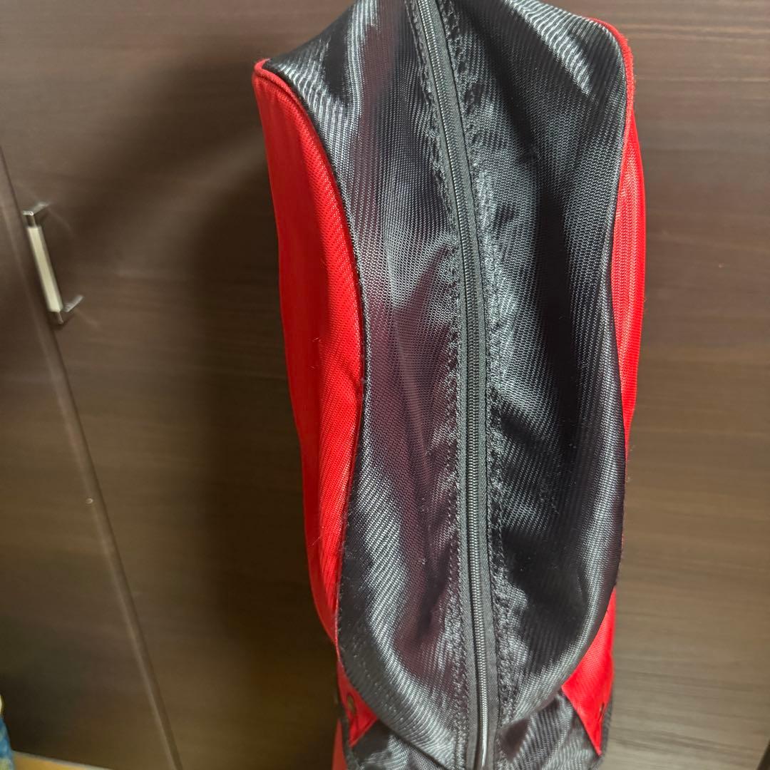 TaylorMade キャディバッグ ゴルフバッグ レッド ブラック