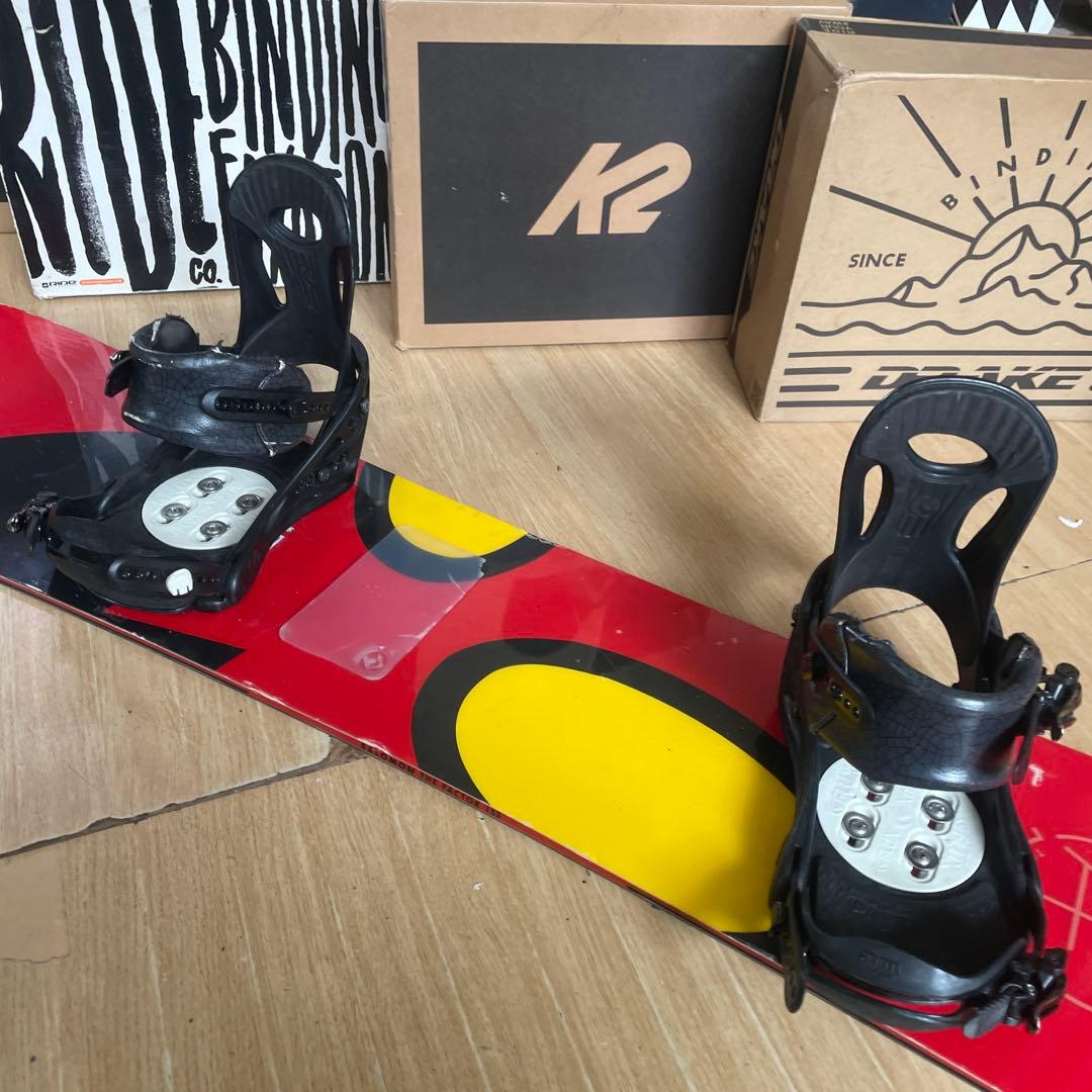SALOMON×FLUX　サロモン　フラックスバインディング付スノーボードセット