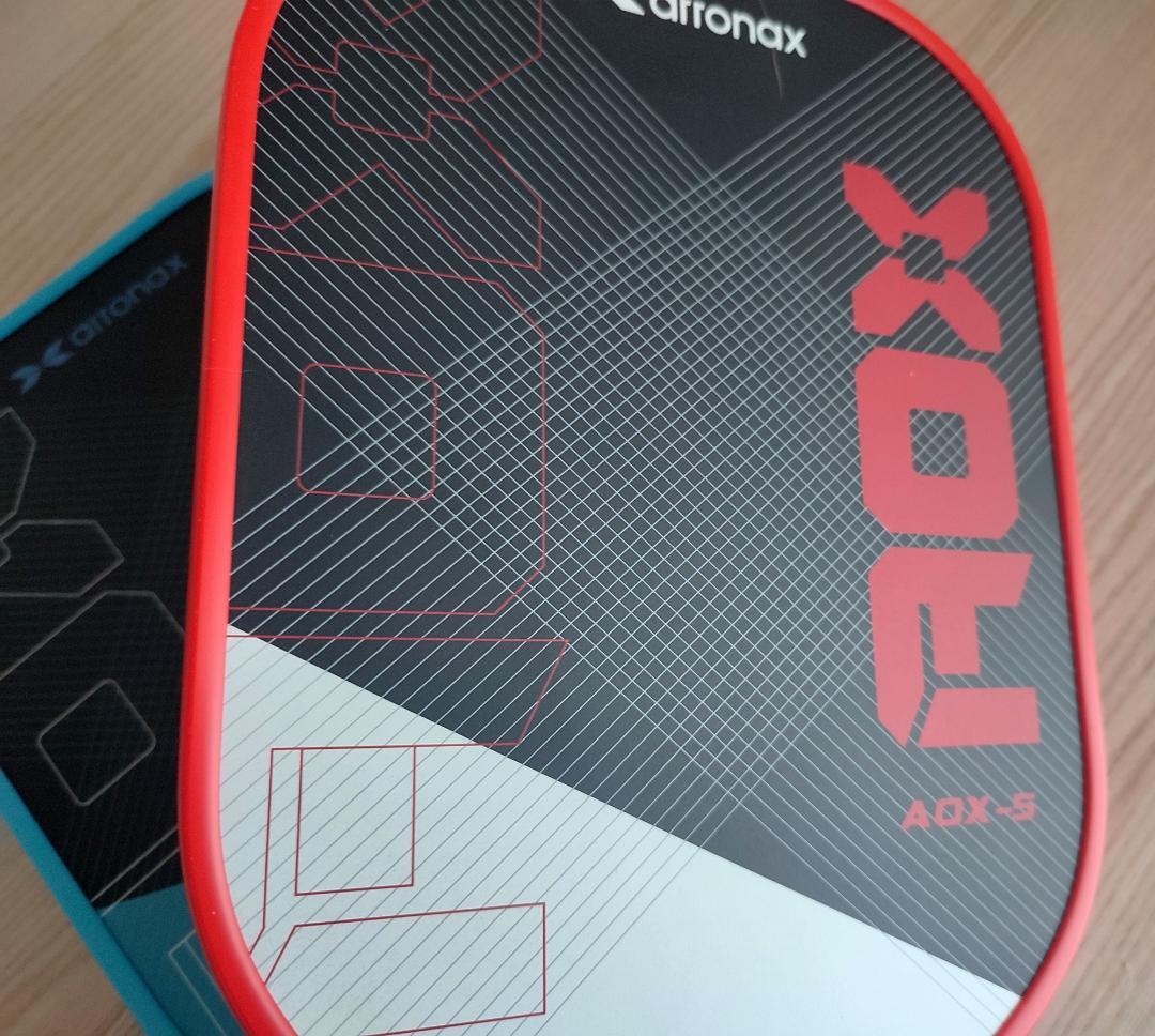 ピックルボール パドル セット ARRONAX カーボン加工の摩擦面 青 赤