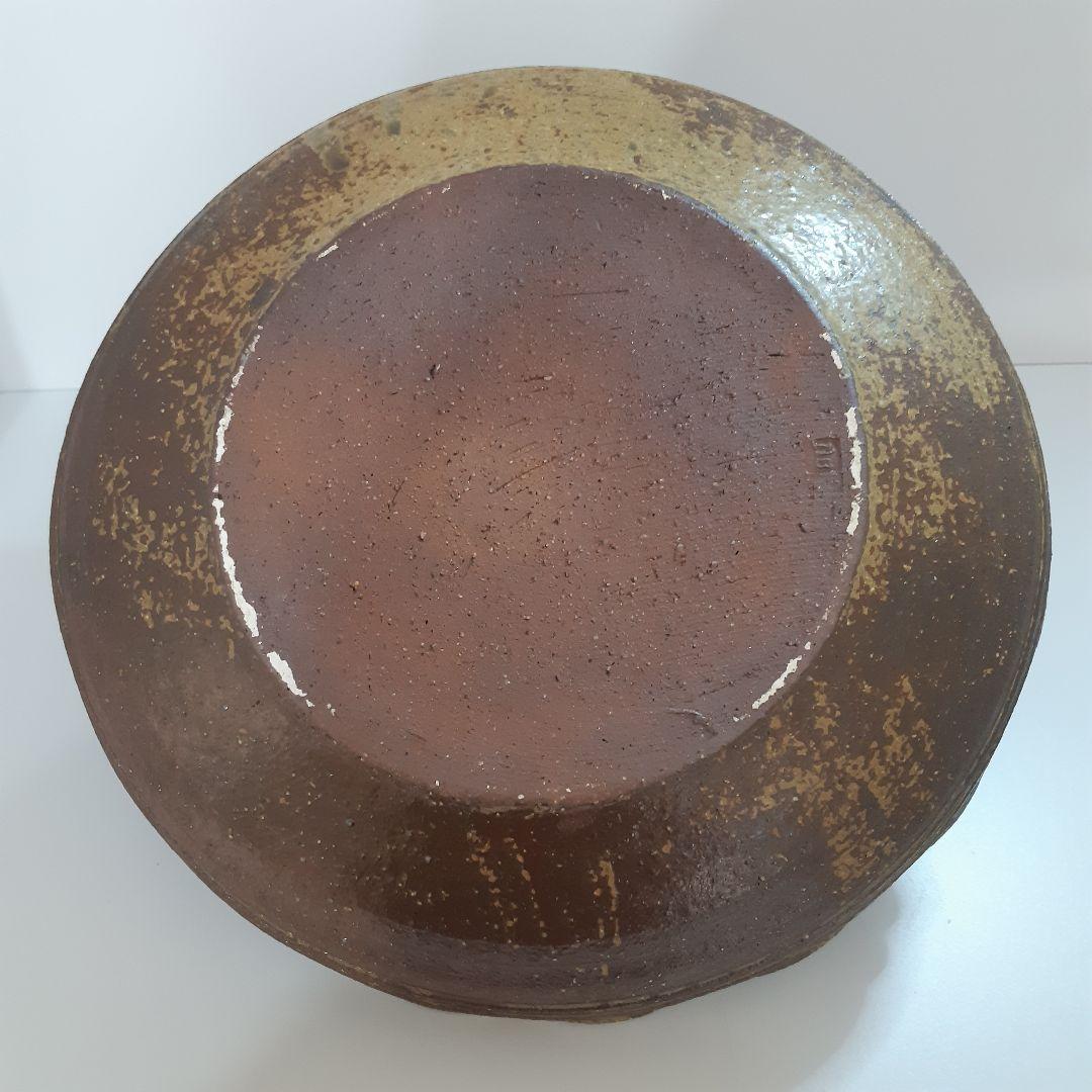 茶道具　竹田焼　呂人窯　菓子器　菓子皿　陶器　持ち手付　取手付
