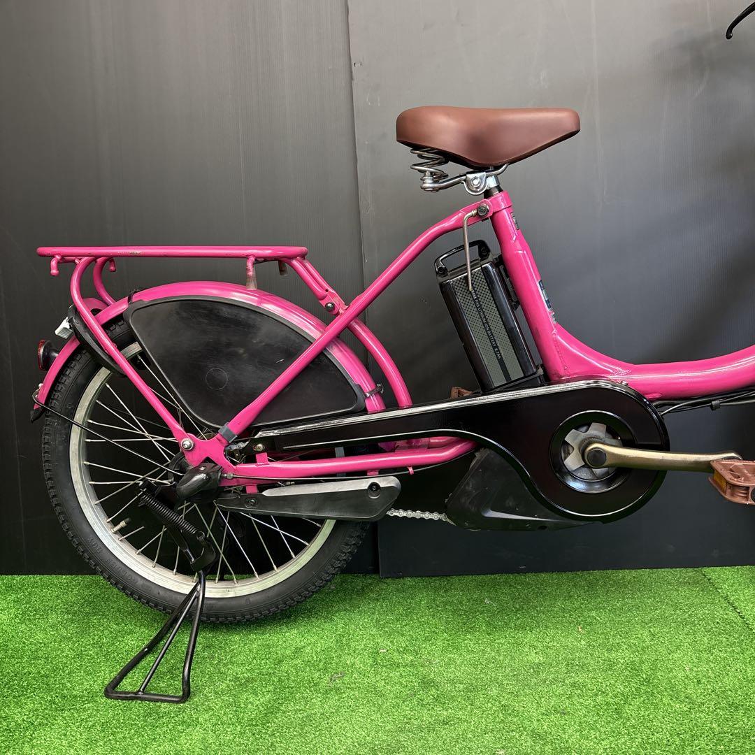 電動自転車 YAMAHA PAS Babby ピンク 3人乗り対応　63