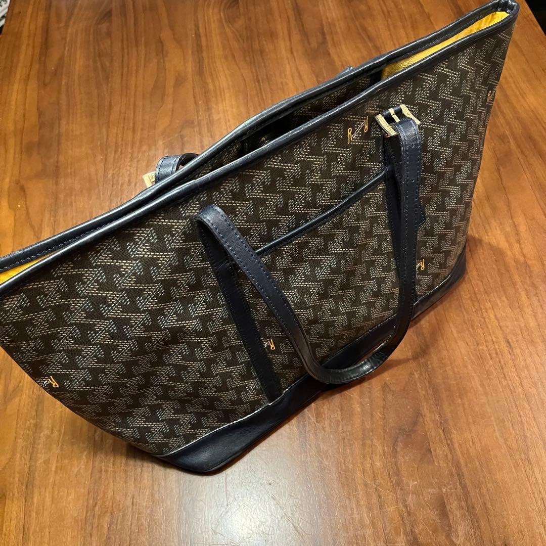 週末値下げ　レザレクション　トートバッグ　ネイビー