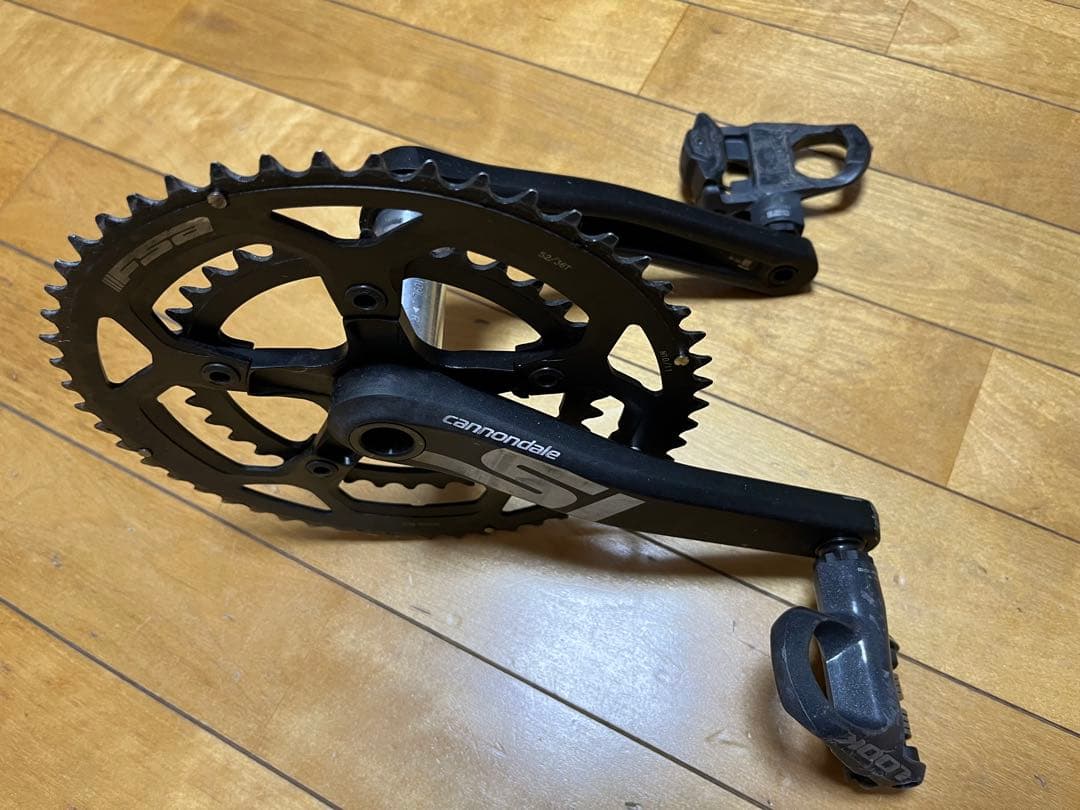 値下げ！Cannondale SIクランクセットと『LOOKペダル&クリート】